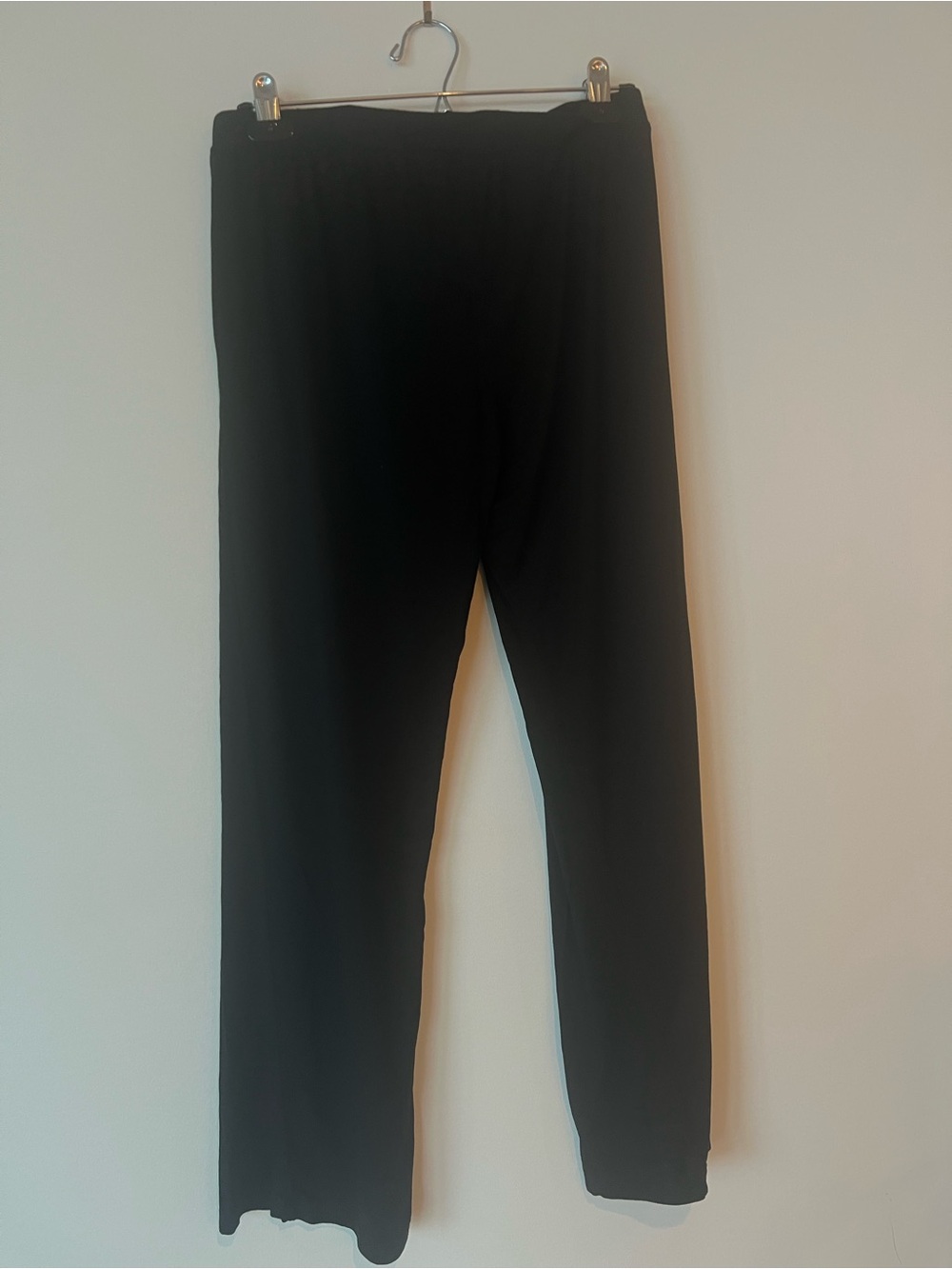 Black Wide‑Leg Drawstring Pants – Size Medium - Picture 6 of 6